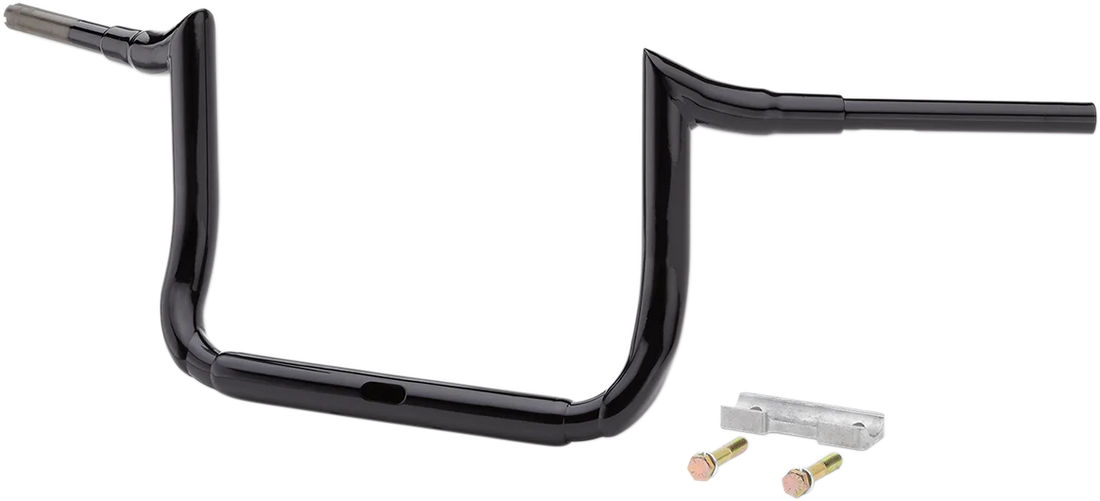 LA Choppers Handlebar - Prime Ape - 10" - Black LA-7356-10B - Side View