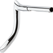 Load image into Gallery viewer, LA Choppers Handlebar - Prime Ape - 10" - Chrome LA-7352-10 - Side View