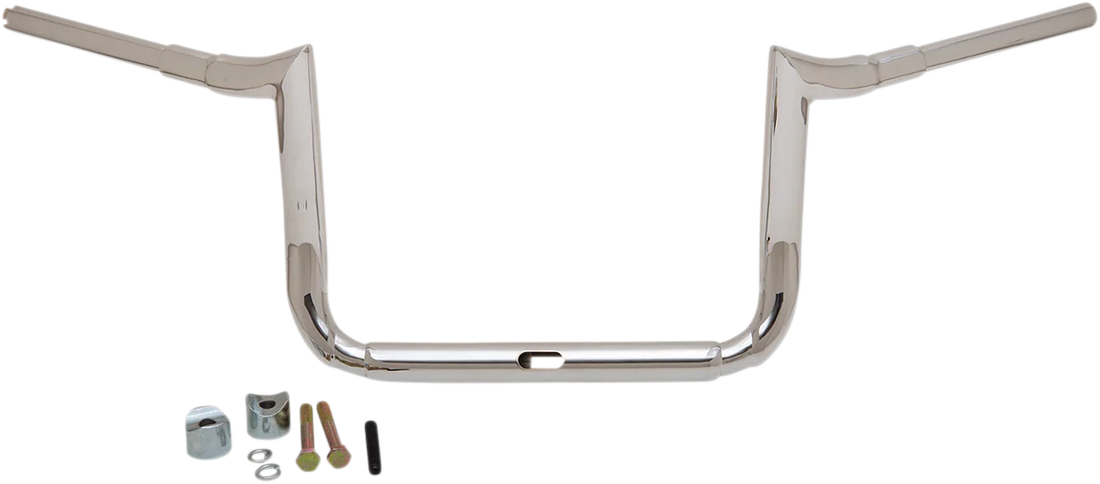 LA Choppers Handlebar - Prime Ape - 10" - Chrome LA-7355-10 - Side View