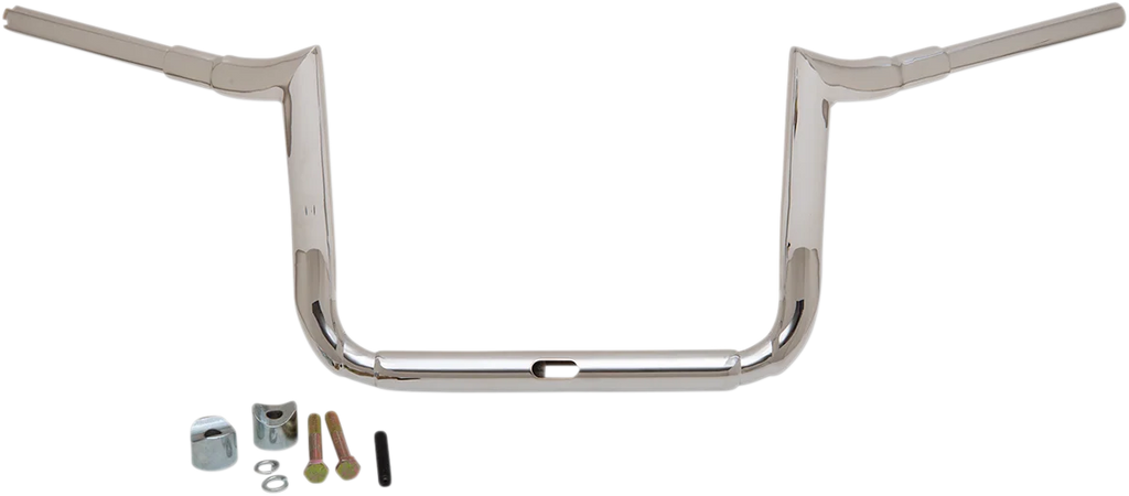 LA Choppers Handlebar - Prime Ape - 10" - Chrome LA-7355-10 - Side View