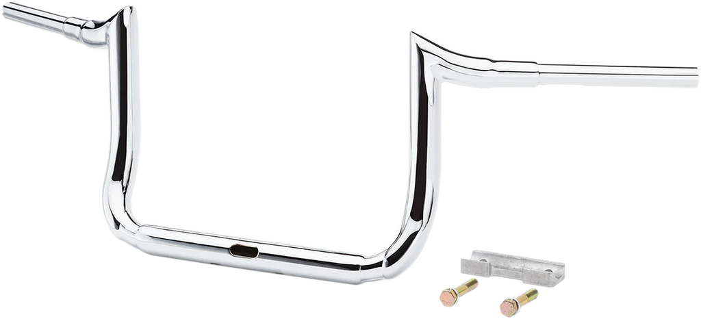 LA Choppers Handlebar - Prime Ape - 10" - Chrome LA-7356-10 - Side View