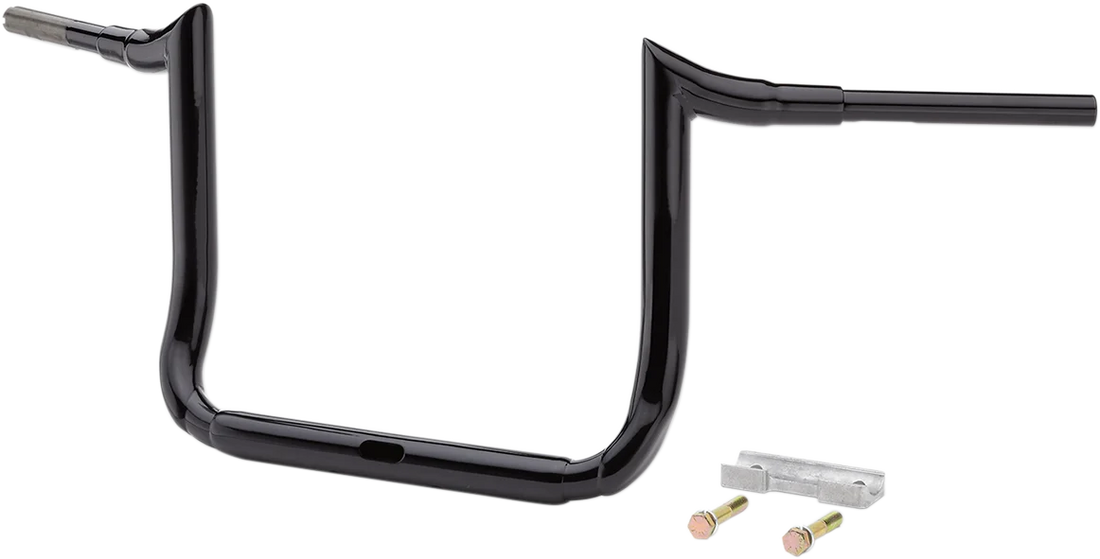 LA Choppers Handlebar - Prime Ape - 12" - Black LA-7356-12B - Side View