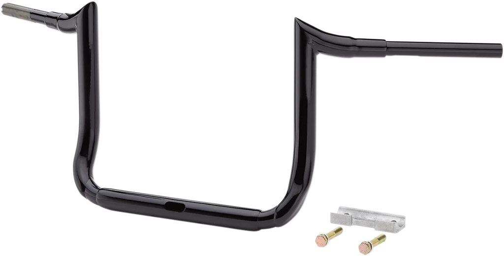 LA Choppers Handlebar - Prime Ape - 12" - Black LA-7356-12B - Side View