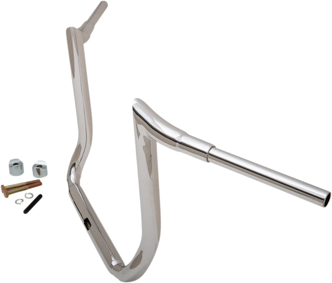 LA Choppers Handlebar - Prime Ape - 14" - Chrome LA-7355-14 - Side View