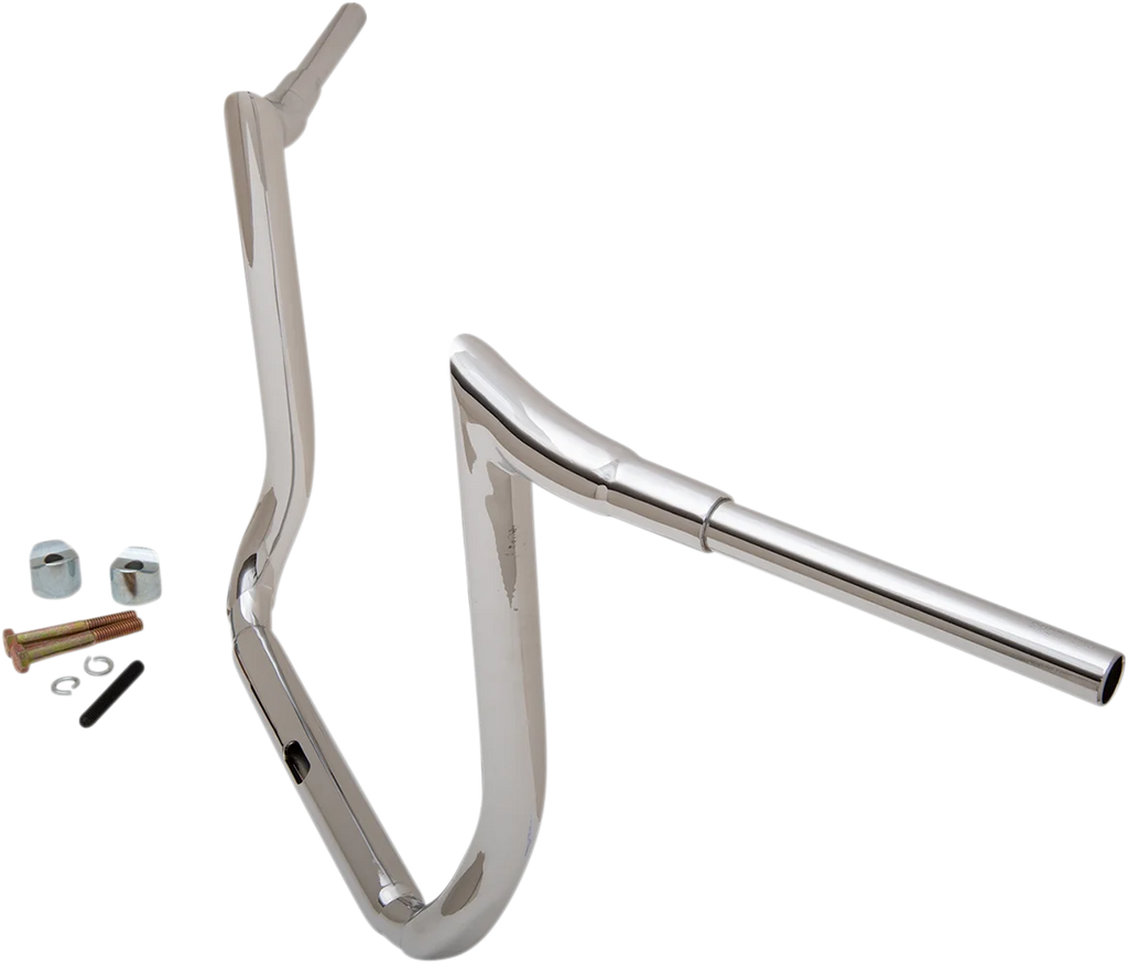 LA Choppers Handlebar - Prime Ape - 14" - Chrome LA-7355-14 - Side View