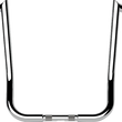 Load image into Gallery viewer, LA Choppers Handlebar - Prime Ape - 16" - Chrome LA-7371-16 - Main Product View