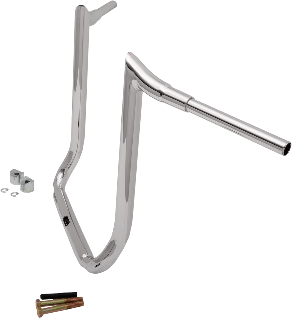 LA Choppers Handlebar - Prime Ape - 18" - Chrome LA-7355-18 - Side View