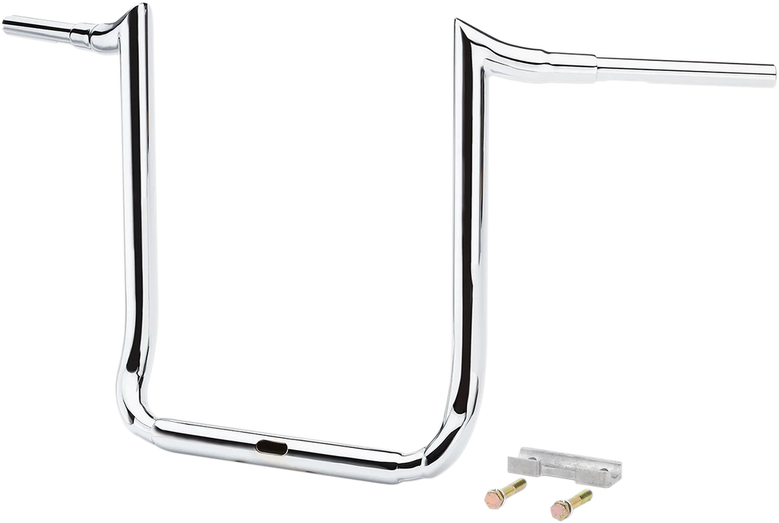 LA Choppers Handlebar - Prime Ape - 18" - Chrome LA-7356-18 - Side View