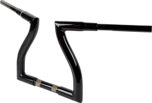 Load image into Gallery viewer, LA Choppers Handlebar - Thresher - 12" - Black LA-7327-12B - Side View