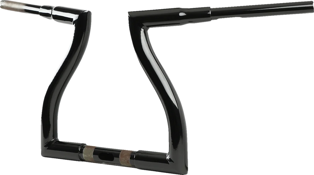 LA Choppers Handlebar - Thresher - 12" - Black LA-7327-12B - Back View