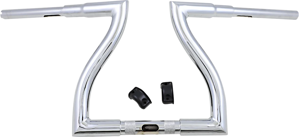 LA Choppers Handlebar - Thresher - 12" - Chrome LA-7317-12 - Back View