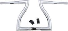 Load image into Gallery viewer, LA Choppers Handlebar - Thresher - 12" - Chrome LA-7317-12 - Back View