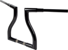 Load image into Gallery viewer, LA Choppers Handlebar - Thresher - 14" - Black LA-7327-14B - Side View