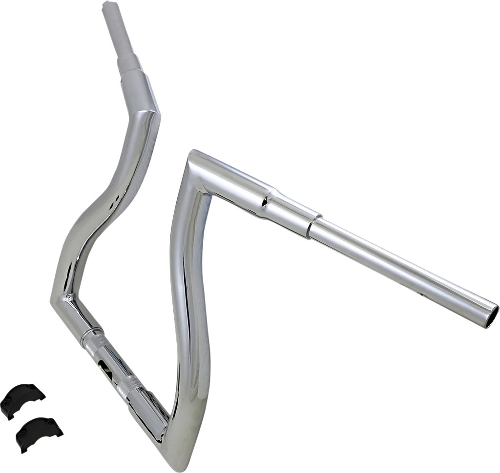 LA Choppers Handlebar - Thresher - 14" - Chrome LA-7317-14 - Side View