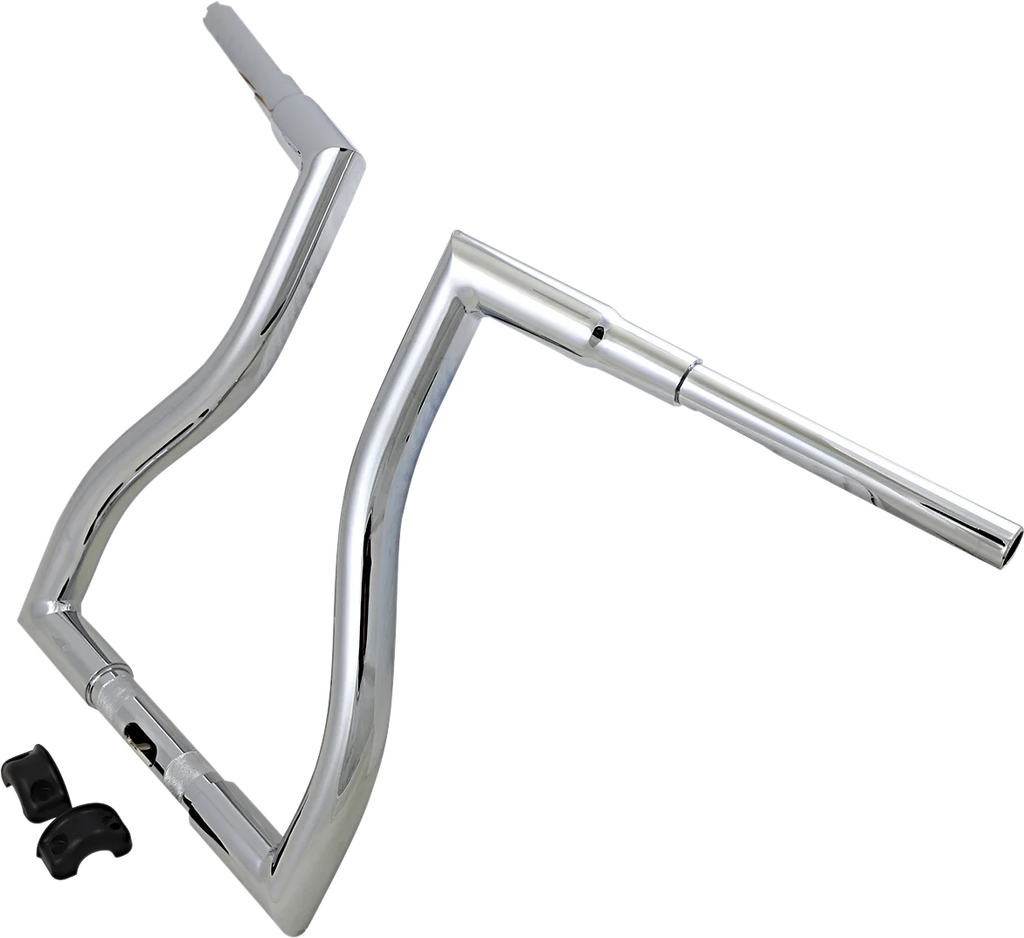 LA Choppers Handlebar - Thresher - 16" - Chrome LA-7317-16 - Back View