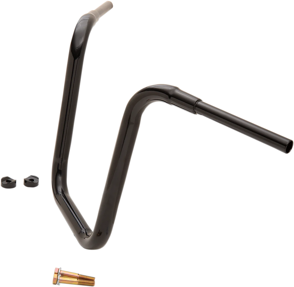 LA Choppers Handlebar - Treehugger - Wide - 16" - Black LA-7375-16B - Side View