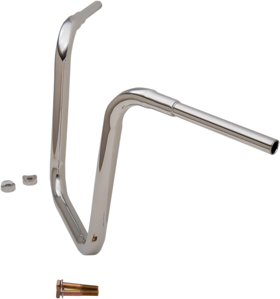 LA Choppers Handlebar - Treehugger - Wide - 16" - Chrome LA-7375-16 - Side View