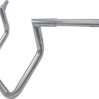 Load image into Gallery viewer, LA Choppers Handlebar - Twin Peak - 12" - Chrome LA-7368-12 - Side View