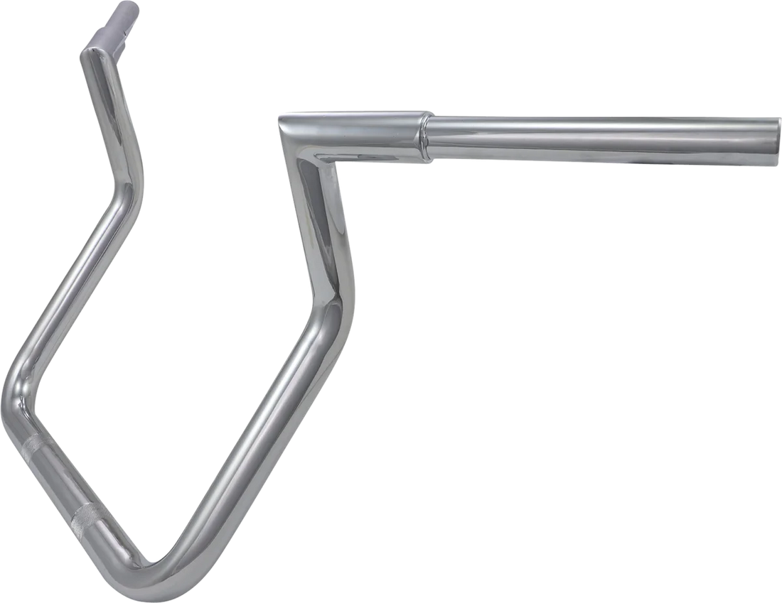 LA Choppers Handlebar - Twin Peak - 12" - Chrome LA-7368-12 - Side View