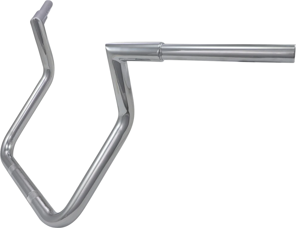 LA Choppers Handlebar - Twin Peak - 12" - Chrome LA-7368-12 - Side View