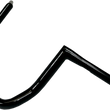Load image into Gallery viewer, LA Choppers Handlebar - Twin Peaks - Bagger - 10" - Black LA-7361-10B - Side View