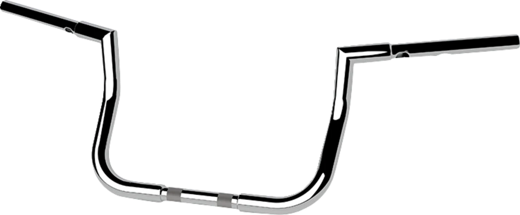 LA Choppers Handlebar - Twin Peaks - Bagger - 10" - Chrome LA-7367-10 - Side View