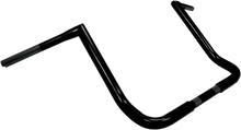 Load image into Gallery viewer, LA Choppers Handlebar - Twin Peaks - Bagger - 14" - Black LA-7361-14B - Side View