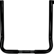 Load image into Gallery viewer, LA Choppers Handlebar - Twin Peaks - Bagger - 16" - Black LA-7361-16B - Main Product View