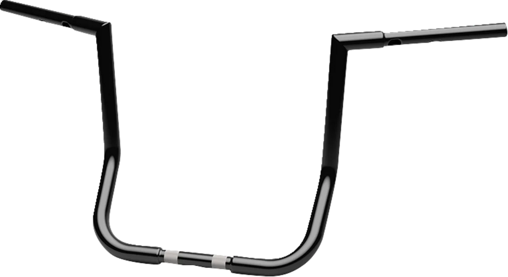 LA Choppers Handlebar - Twin Peaks - Bagger - 16" - Black LA-7367-16B - Side View