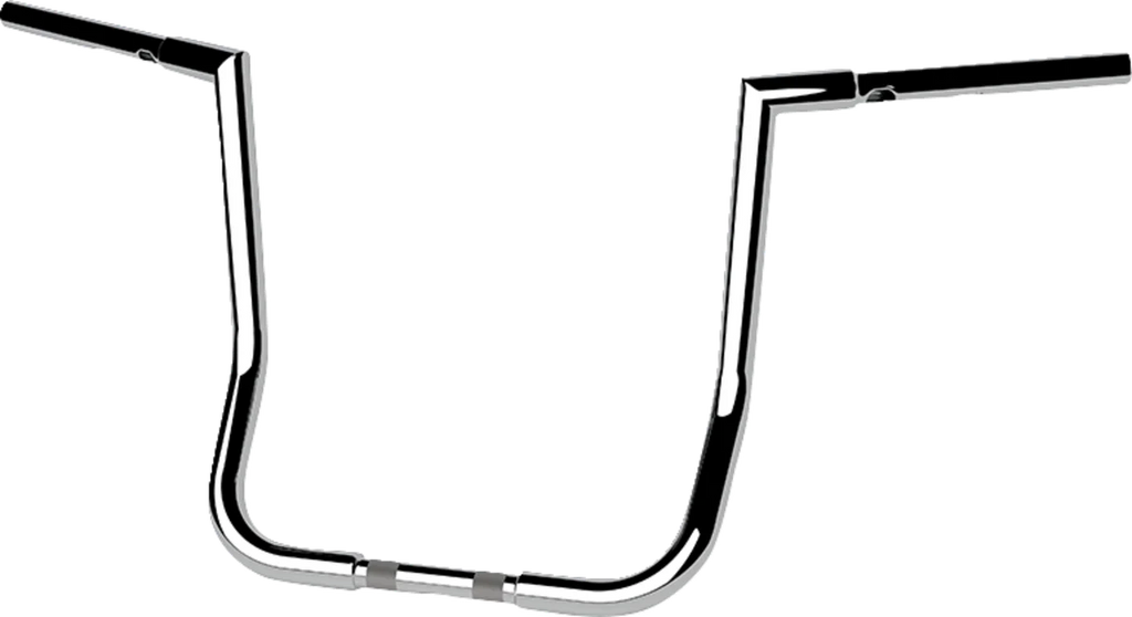 LA Choppers Handlebar - Twin Peaks - Bagger - 16" - Chrome LA-7367-16 - Side View