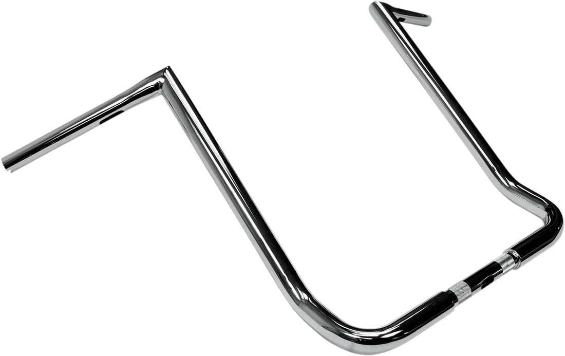 LA Choppers Handlebar - Twin Peaks - Bagger - 18" - Chrome LA-7361-18 - Side View