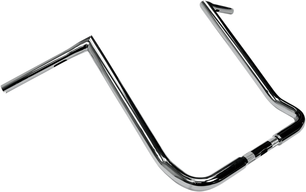 LA Choppers Handlebar - Twin Peaks - Bagger - 18" - Chrome LA-7361-18 - Side View