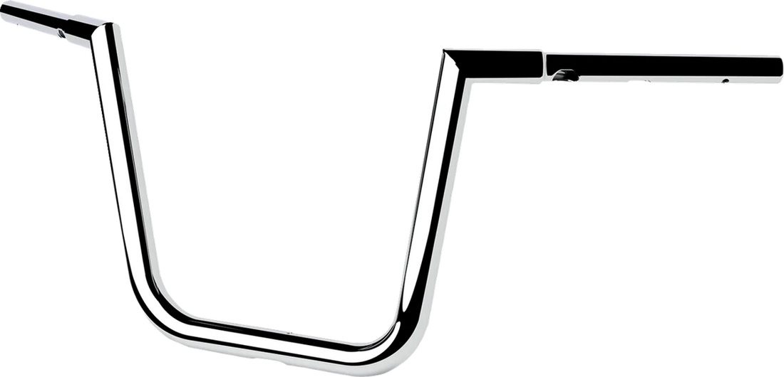 LA Choppers Handlebar - Twin Peaks - Road Glide - 10" - Chrome LA-7366-10 - Side View