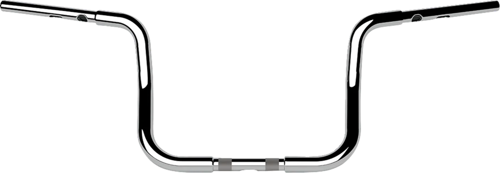 LA Choppers Handlebar - Twin Round - 1-1/4" x 10" - Chrome LA-7347-10 - Main Product View