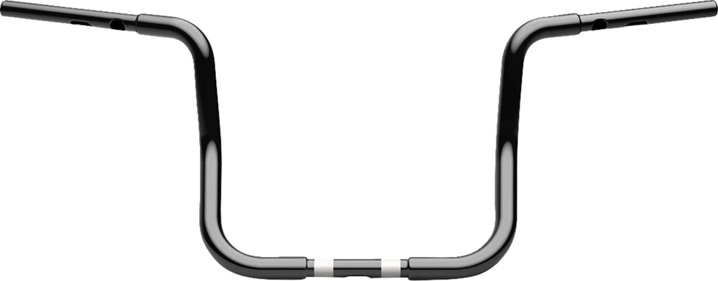 LA Choppers Handlebar - Twin Round - 1-1/4" x 12" - Black LA-7347-12B - Main Product View