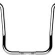 Load image into Gallery viewer, LA Choppers Handlebar - Twin Round - 1-1/4" x 16" - Chrome LA-7347-16 - Main Product View