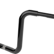 Load image into Gallery viewer, LA Choppers Handlebar - Twin Round - 10" - Black LA-7324-10B - Side View