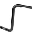 Load image into Gallery viewer, LA Choppers Handlebar - Twin Round - 12" - Black LA-7324-12B - Side View