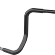 Load image into Gallery viewer, LA Choppers Handlebar - Twin Round - 12" - Black LA-7325-12B - Side View