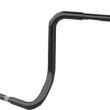 Load image into Gallery viewer, LA Choppers Handlebar - Twin Round - 14" - Black LA-7325-14B - Side View