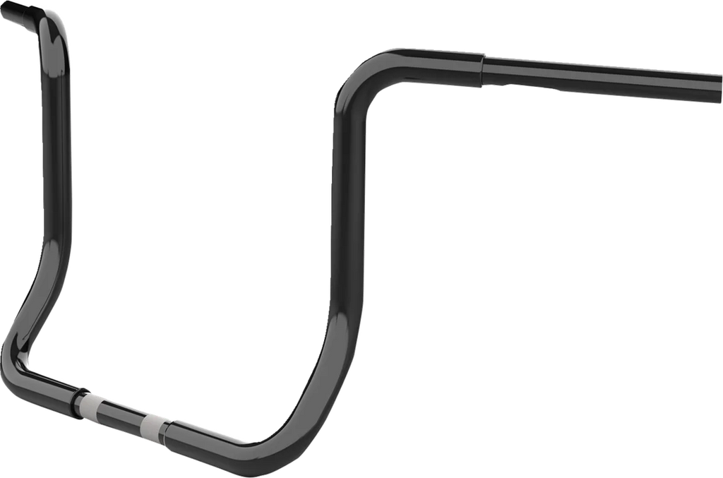 LA Choppers Handlebar - Twin Round - 14" - Black LA-7325-14B - Side View