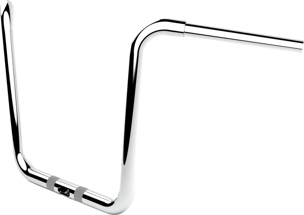 LA Choppers Handlebar - Twin Round - 14" - Chrome LA-7324-14C - Side View