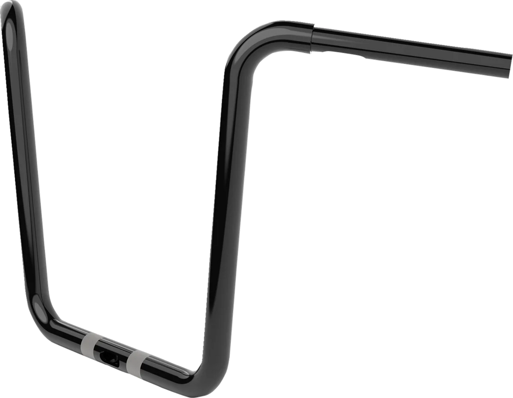 LA Choppers Handlebar - Twin Round - 16" - Black LA-7324-16B - Side View