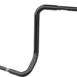 Load image into Gallery viewer, LA Choppers Handlebar - Twin Round - 16" - Black LA-7325-16B - Side View