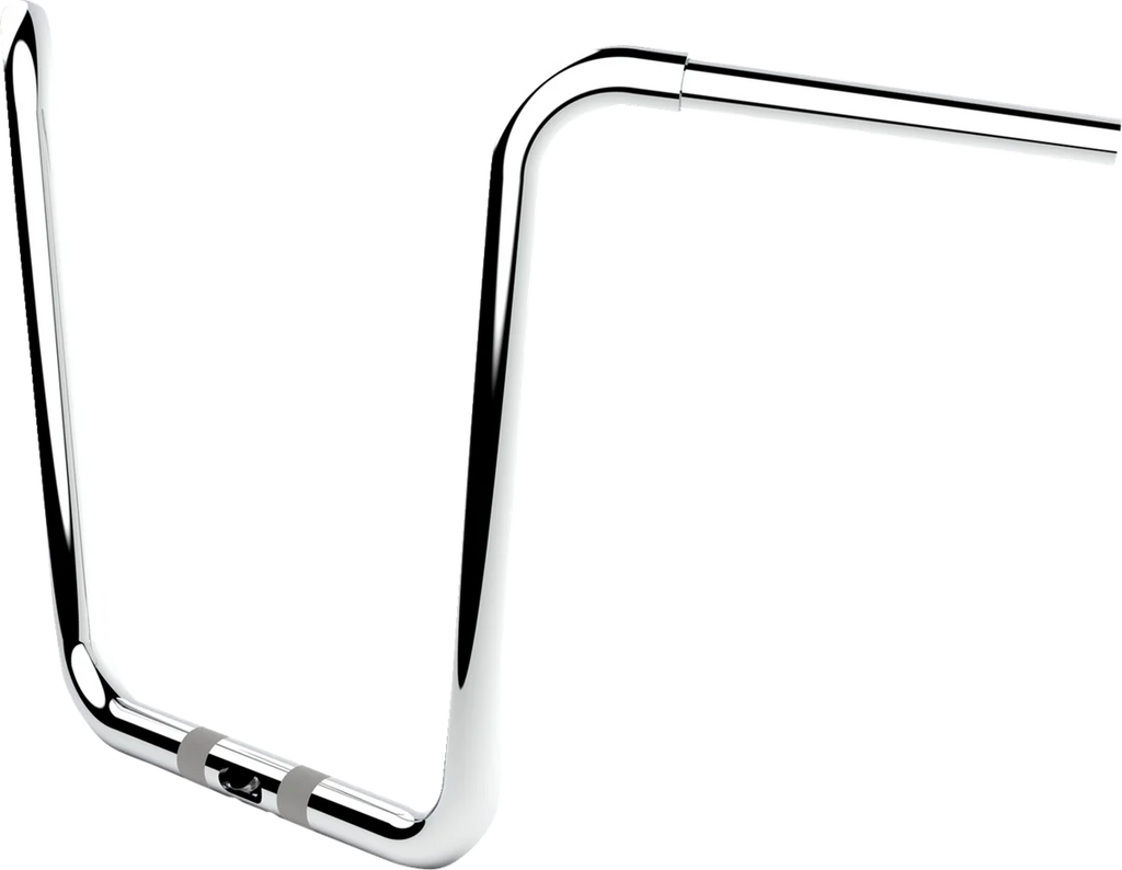 LA Choppers Handlebar - Twin Round - 16" - Chrome LA-7324-16C - Side View