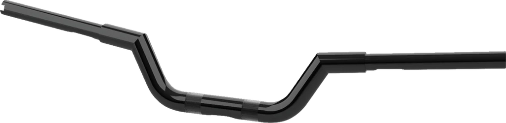 LA Choppers Handlebar - Valley - 1-1/4" - Black LA-7332-00B - Side View