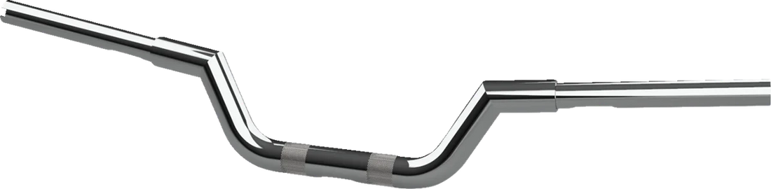 LA Choppers Handlebar - Valley - 1-1/4" - Chrome LA-7332-00 - Side View