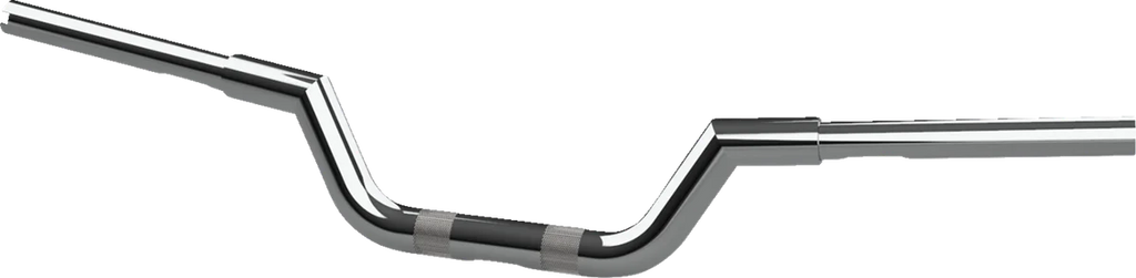 LA Choppers Handlebar - Valley - 1-1/4" - Chrome LA-7332-00 - Side View