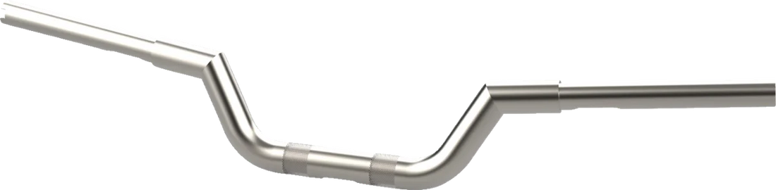 LA Choppers Handlebar - Valley - 1-1/4" - Stainless Steel LA-7332-00S - Side View