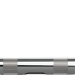 Load image into Gallery viewer, LA Choppers Handlebar - Valley - 1" - Black LA-7332-01B - Detail View